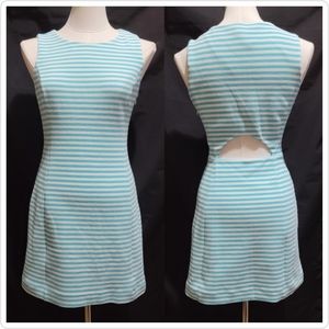 NWT Lilly Pulitzer Shorely Blue Ottoman Stripe Dress size M